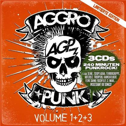 Aggropunk - Various 1+2+3 (Limitierte Edition, 3 CDs)