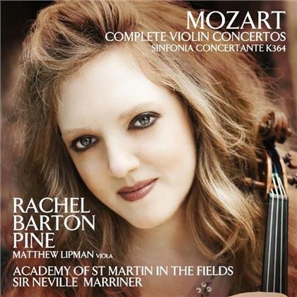 Wolfgang Amadeus Mozart (1756-1791), Sir Neville Marriner, Rachel Barton Pine, Matthew Lipman & Academy of St Martin in the Fields - Complete Violin Concertos (2 CDs)