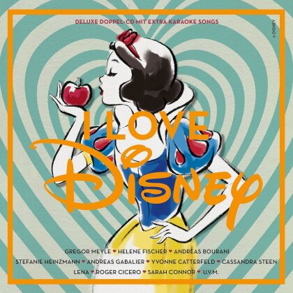 I Love Disney - Various - Deluxe Edition + Karaoke CD (2 CDs)