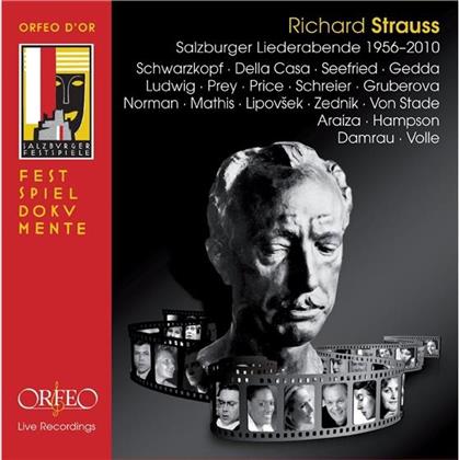 Elisabeth Schwarzkopf, Della Casa, + & Richard Strauss (1864-1949) - Salzburger Liederabende 1956-2010 (2 CDs)