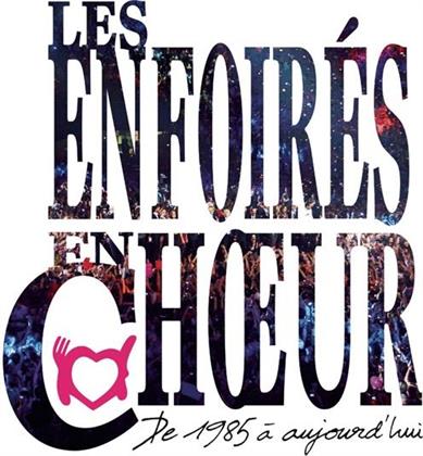 Les Enfoirés - En Choeur - De 1985 A Aujourd'hui - & T-Shirt Taille Unique (2 CDs + DVD)