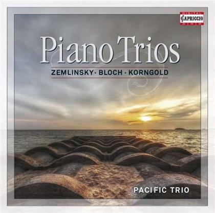 Pacific Trio, Alexander von Zemlinsky (1871-1942), Ernest Bloch (1880-1959) & Erich Wolfgang Korngold (1897-1957) - Klaviertrios