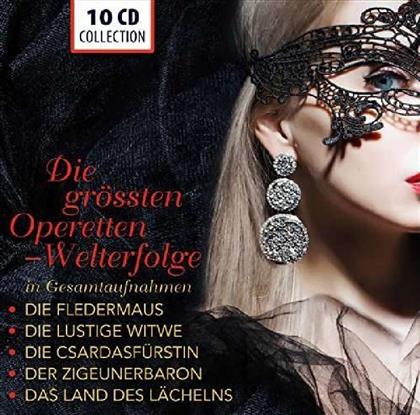 Elisabeth Schwarzkopf, Sena Jurinac, Rita Streich, Anneliese Rothenberger & + - Die Grössten Operetten-Welterfolge (10 CDs)