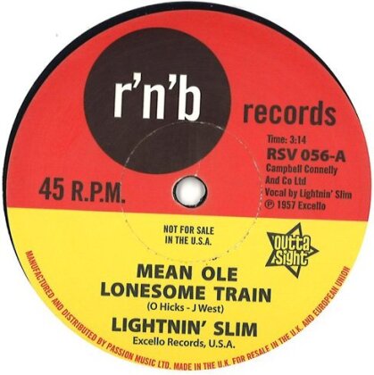 Lightning Slim - Mean Ole Lonesome Train / Have Your Way - 7 Inch (7" Single)