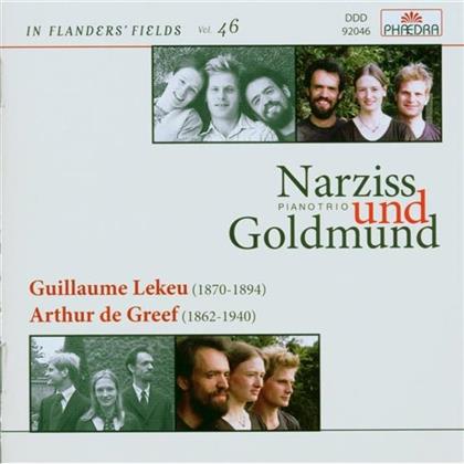 Piano Trio Narziss und Goldmund, Arthur de Greef (1862-1940) & Guillaume Lekeu (1870-1894) - In Flanderns Fields 46: Trio Fuer Klavier In C-Moll
