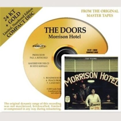 The Doors - Morrison Hotel - 24 Karat Gold - HDCD, 2 Bonus Tracks