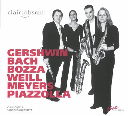 Clair-Obscur Saxophonquartett, Johann Sebastian Bach (1685-1750), Eugene Bozza, Kurt Weill (1900-1950), … - Saxophonquartett