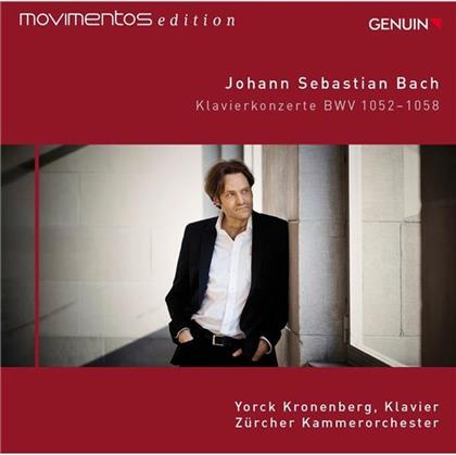 Johann Sebastian Bach (1685-1750), Yorck Kronenberg & Zürcher Kammerorchester - Piano Concerts Bwv 1052-1058 (2 CDs)