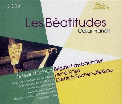 Brigitte Fassbaender, Dietrich Fischer-Dieskau, René Kollo, César Franck (1822-1890), … - Les Beatitudes / Wesendonck-Lieder (2 CDs)