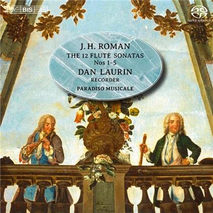 Dan Laurin, Paradiso Musicale & Johan Helmich Roman - Blockflötensonaten (SACD)