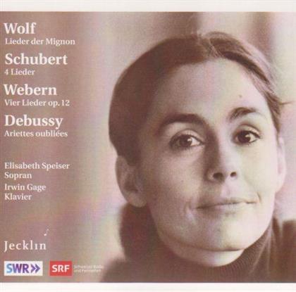 Hugo Wolf (1860-1903), Franz Schubert (1797-1828), Anton von Webern (1883-1945), Claude Debussy (1862-1918), … - LIeder de Mignon, 4 Lieder, Vier Lieder oop. 12, Ariettes Oubliées