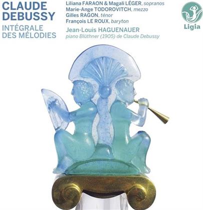Claude Debussy (1862-1918), Liliana Faraon, Magali Léger, Marie-Ange Todorovitsch, Gilles Ragon, … - Intégrale Des Mélodies (4 CDs)