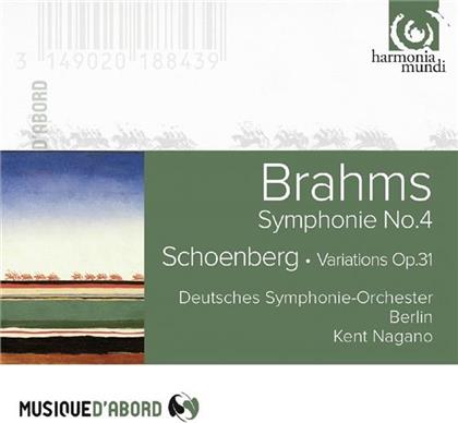Johannes Brahms (1833-1897), Arnold Schönberg (1874-1951), Kent Nagano & Deutsches Symphonie-Orchester Berlin - Symphony No.4