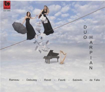 Duo Harpian, Jean-Philippe Rameau (1683-1764), Claude Debussy (1862-1918), Maurice Ravel (1875-1937), Gabriel Fauré (1845-1924), … - Duo Harpian