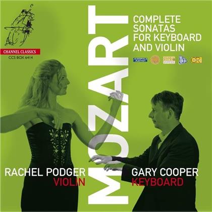 Wolfgang Amadeus Mozart (1756-1791), Rachel Podger & Gary Cooper - Complete Sonatas For Keyboard And Violin (8 CDs)