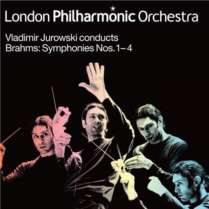 Johannes Brahms (1833-1897), Vladimir Jurowski (1915-1972) & The London Philharmonic Orchestra - Sinfonien 1-4 (4 LPs)