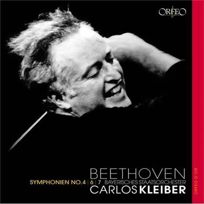 Ludwig van Beethoven (1770-1827) & Carlos Kleiber - Sinfonien 4,6,7 (3 LPs)