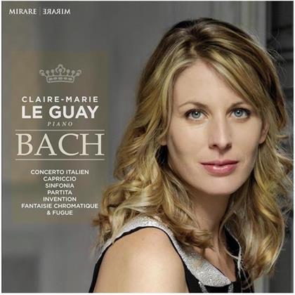 Johann Sebastian Bach (1685-1750) & Claire-Marie Le Guay - Concerto italien BWV971, Capriccio BWV992, Oeuvres clavier BWV785, BWV797, BWV825 & BWV903