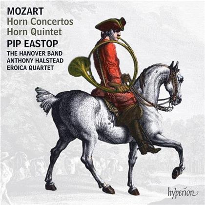 Wolfgang Amadeus Mozart (1756-1791), Anthony Halstead, Pip Eastop, Hanover Band & Eroica Quartet - Horn Concertos - Horn Quintet