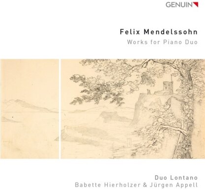 Felix Mendelssohn-Bartholdy (1809-1847), Duo Lontano, Babette Hierholzer & Jürgen Appell - Works For Piano Duo