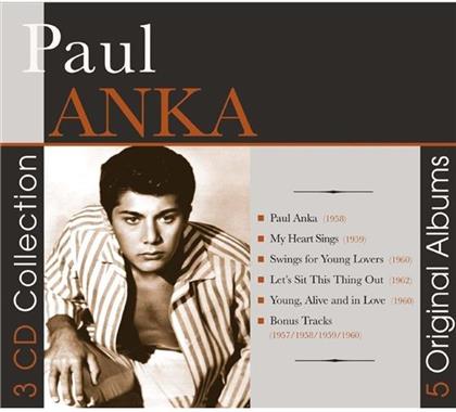 Paul Anka - 5 Original Albums (3 CDs)