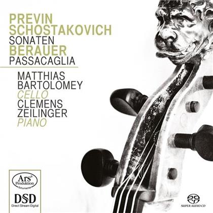 André Previn (*1929), Dimitri Schostakowitsch (1906-1975), Johannes Berauer *1979, Matthias Bartolomey & Clemens Zeilinger - Sonaten - Passacaglia (Hybrid SACD)