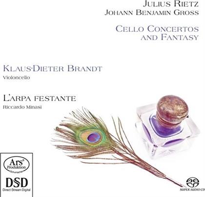 L'arpa festante, Julius Rietz, Johann Benjamin Gross & Klaus-Dieter Brandt - Cello Concertos And Fantasy (Hybrid SACD)
