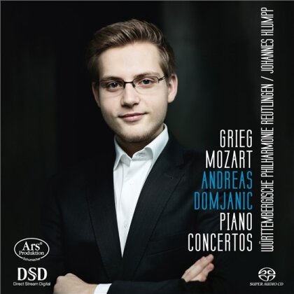 Edvard Grieg (1843-1907), Wolfgang Amadeus Mozart (1756-1791), Johannes Klumpp, Andreas Domjanic & Württembergische Philharmonie Reutlingen - Grieg - Mozart: Piano Concertos (SACD)