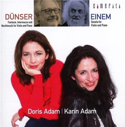 Richard Dünser, Gottfried von Einem (1918-1996), Karin Adam & Doris Adam - Dünser - Einem
