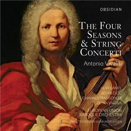 Antonio Vivaldi (1678-1741), Daniel Huw, Pramsohler Johannes, Lars Ulrik Mortensen & European Union Baroque Orchestra - The Four Seasons & String Concerti