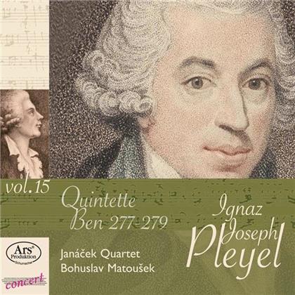 Janacek Quartet & Ignaz Pleyel (1757-1831) - Konzert-Raritäten Aus Dem Pleyel-Museum - Vol. 15