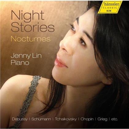 Claude Debussy (1862-1918), Robert Schumann (1810-1856), Alexander Konstantinowitsch Glasunow (1865-1936), + & Jenny Lin - Night Stories - Nocturnes