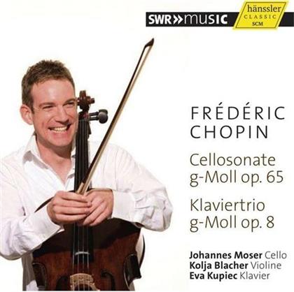 Frédéric Chopin (1810-1849), Kolja Blacher, Johannes Moser & Eva Kupiec - Cellosonate & Klaviertrio - Cellosonate g-Moll op. 65, Klaviertrio g-Moll op. 8