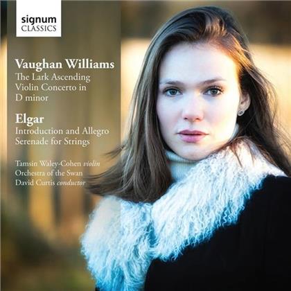 Ralph Vaughan Williams (1872-1958), Sir Edward Elgar (1857-1934), David Curtis, Tamsin Waley-Cohen & Orchestra of the Swan - Lark Ascending Violin Concerto In D Minor