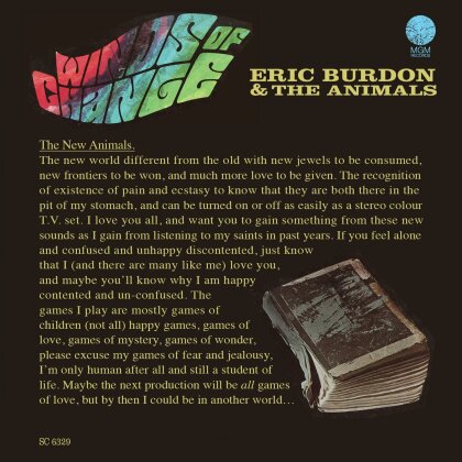 Eric Burdon & The Animals - Winds Of Change (Mono Version, LP)
