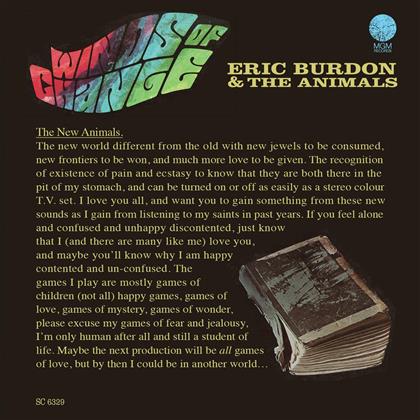 Eric Burdon & The Animals - Winds Of Change - Mono
