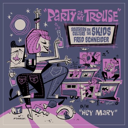 Southern Culture On The Skids & Fred Schneider - Party At My Trouse - Purple Vinyl (LP + Digital Copy)
