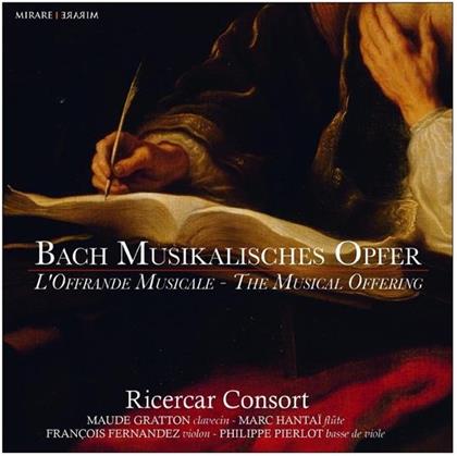 Ricercar Consort, Philippe Pierlot, Johann Sebastian Bach (1685-1750), Marc Hantai, Francois Fernandez, … - Musikalisches Opfer - L'Offrande Musicale - Musical Offering