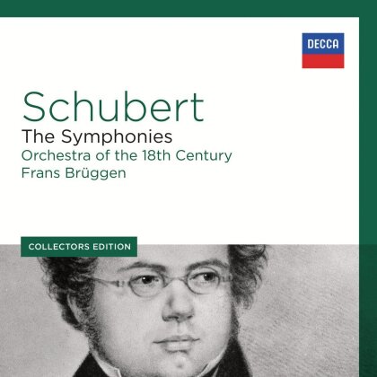 Franz Schubert (1797-1828), Frans Brüggen & Orchestra Of The 18th Century - Symphonies (4 CDs)