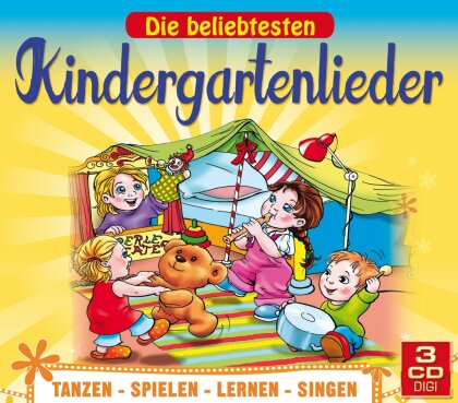 Die Beliebtesten Kindergartenlieder (3 CDs)