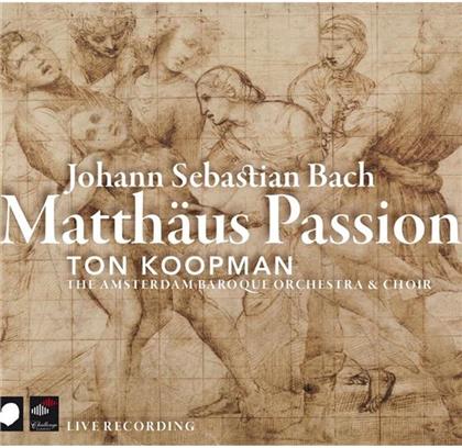 Ton Koopman, Amsterdam Baroque Orchestra & Choir & Johann Sebastian Bach (1685-1750) - Matthäus Passion (2 CDs)