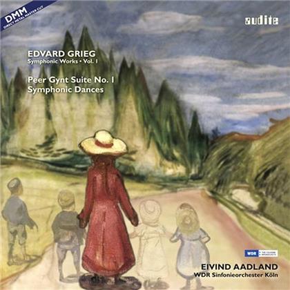 Edvard Grieg (1843-1907), Eivind Aadland & WDR Sinfonieorchester Köln - Sinfonische Werke Vol.1 - Peer Gynt Suite No. 1 (LP)
