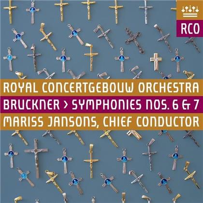 Anton Bruckner (1824-1896), Mariss Jansons & Royal Concertgebouw Orchestra - Symphonies No. 6 & 7 (2 Hybrid SACDs)