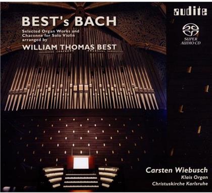 Johann Sebastian Bach (1685-1750), William Thomas Best & Org Lounge - Best's Bach - Klais Organ, Christuskirche Karlsruhe (SACD)