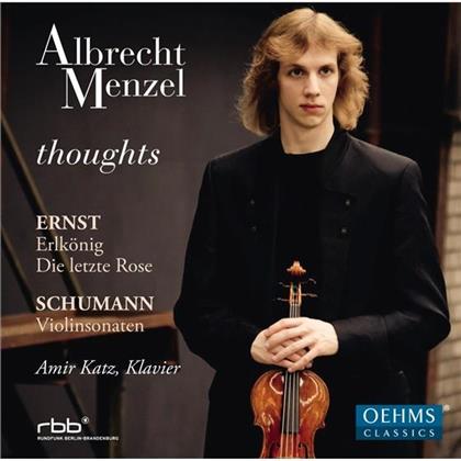 Menzel, Katz, Robert Schumann (1810-1856) & Ernst - Thoughts