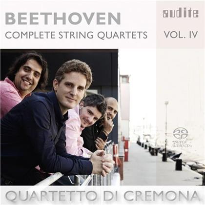 Quartetto di Cremona & Ludwig van Beethoven (1770-1827) - Streichquartette Vol.4 (SACD)