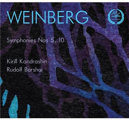 Mieczyslaw Weinberg (1919-1996), Kirill Kondraschin & Moscow Philharmonic Orchestra - Symphonies Nos 5,10