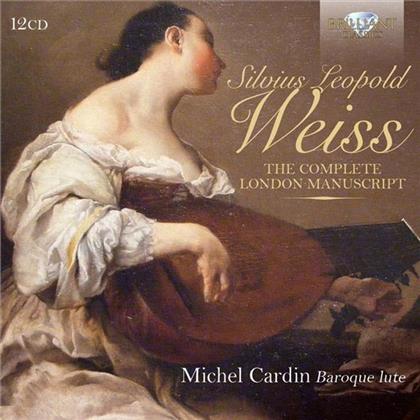 Silvius Leopold Weiss (1686-1750), Christiane Laflamme & Cardin Michel - Complete London Manuscript (12 CDs)