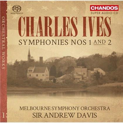 Charles Ives (1874-1954), Sir Andrew Davis & Melbourne Symphony Orchestra - Sinfonien 1+2 (Hybrid SACD)
