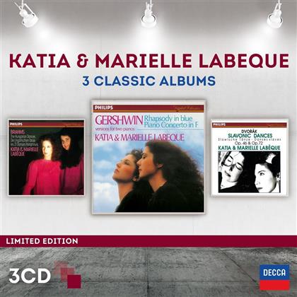 Katia Labeque, Marielle Labeque, Johannes Brahms (1833-1897), George Gershwin (1898-1937) & Antonin Dvorák (1841-1904) - 3 Classic Albums - Hungarian Dances / Rhapsody (3 CDs)
